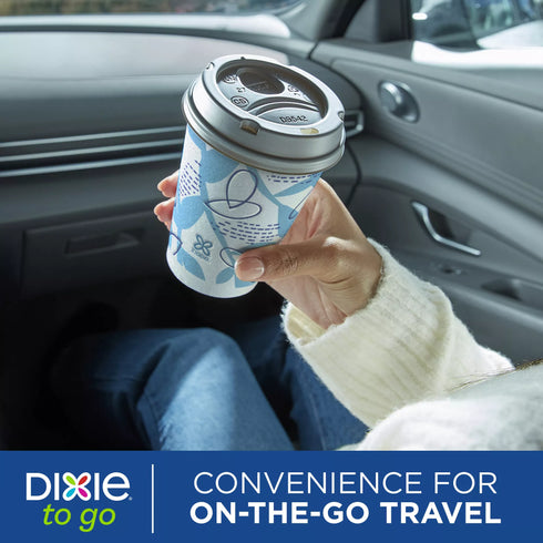 Dixie to Go Insulated Cups & Lids, 12 oz./80 ct.