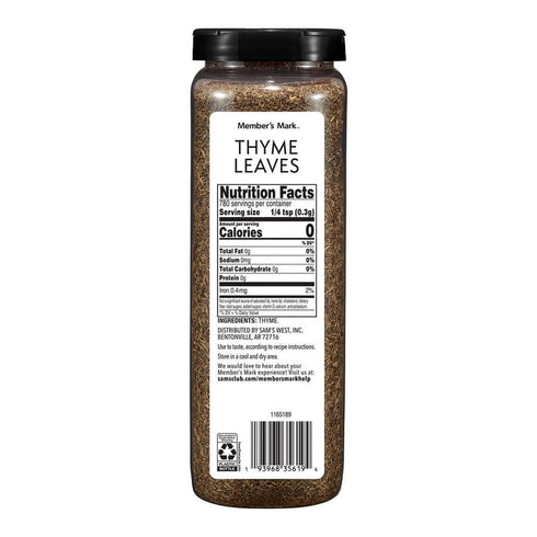 Member's Mark Thyme Leaves, 8.25 oz
