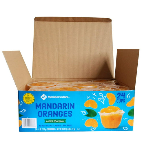 Member's Mark Mandarin Oranges 4 oz., 24 ct