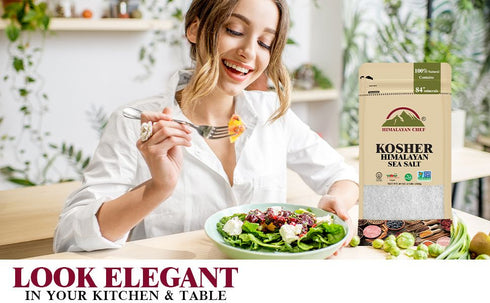 Himalayan Chef Kosher Salt Coarse Grain, 3 lb Bulk Bag – 100% Natural Salt for Cooking, Seasoning & Preserving