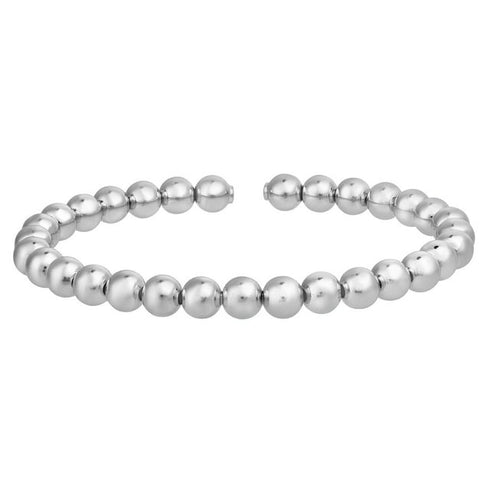 Polished Sterling Silver Bangle Set | Stackable Bracelet Trio