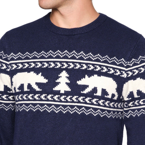 Lands' End Men's Fair Isle Sweater