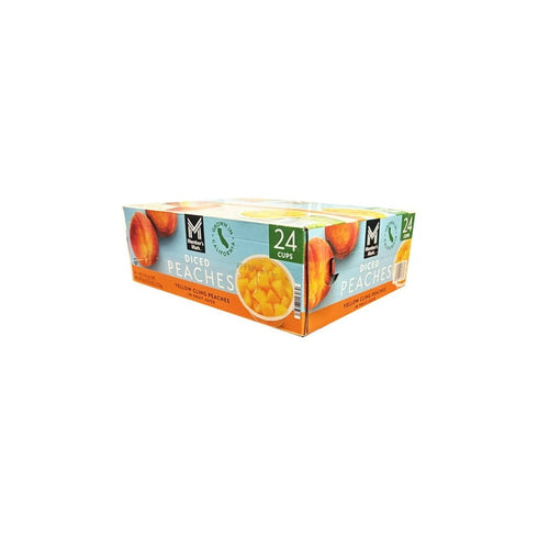Member's Mark Diced Peach Cups, 4 oz., 24 ct