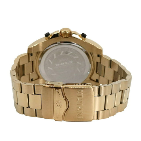 Invicta Bolt Men's Watch 52mm Gold Tone Chronograph with Bracelet