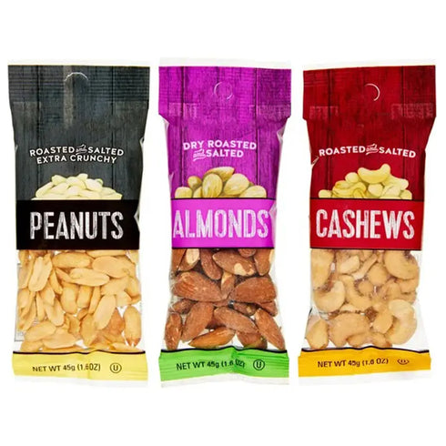 Premium Variety Snacking Nuts - 15 Pcs - 2 oz Bag / Each