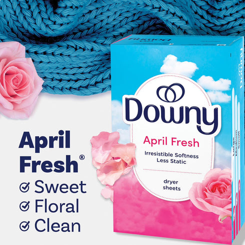 Downy Fabric Softener Dryer Sheets - April Fresh, 320 ct.