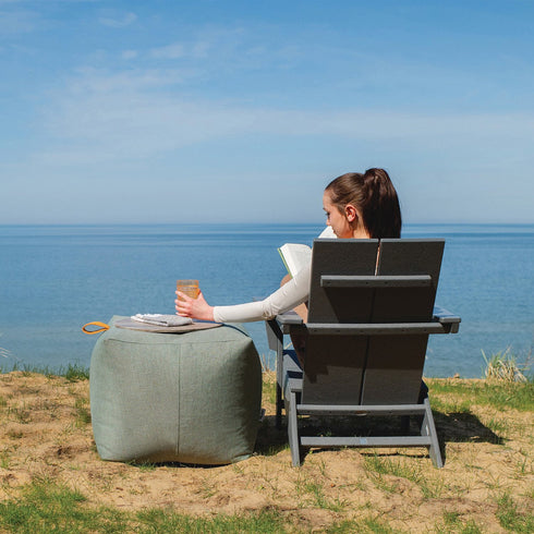 Big Joe Outdoor Ottoman – Comfortable & Durable Patio Footrest for Outdoor Seating