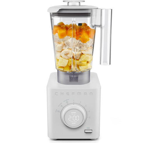 Chefman Obliterator Ice-Crushing Blender with Auto Blend Technology – Powerful Countertop Blender for Smoothies & Frozen Drinks