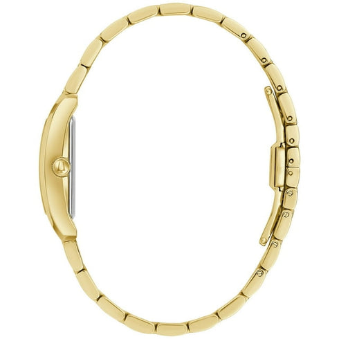 Bulova Classic Diamond Gold Tone Bracelet Watch for Women 21mm
