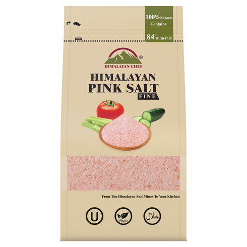 Himalayan Chef Super Fine Pink Salt – 0.5 lb Bag of Pure Natural Salt