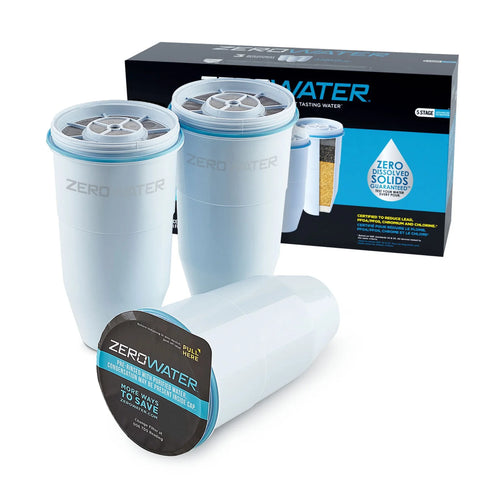Faucet Water Filter Replacement Cartridges, 2-Pack – Compatible with Most Standard Faucet Filter Systems