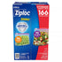 Ziploc Storage Slider Variety Pack, 166 ct.