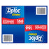 Ziploc Storage Slider Variety Pack, 166 ct.