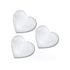 Selenite Crystal Heart  Stone - 3 Pcs | HIMALAYAN GLOW