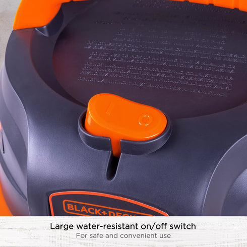 Black + Decker 5 Gallon Wet/Dry Vacuum