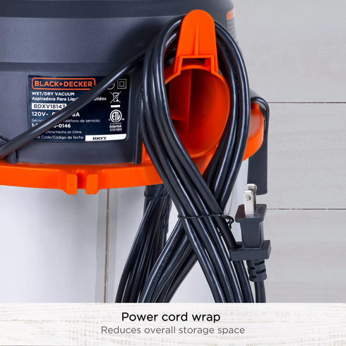 Black + Decker 5 Gallon Wet/Dry Vacuum