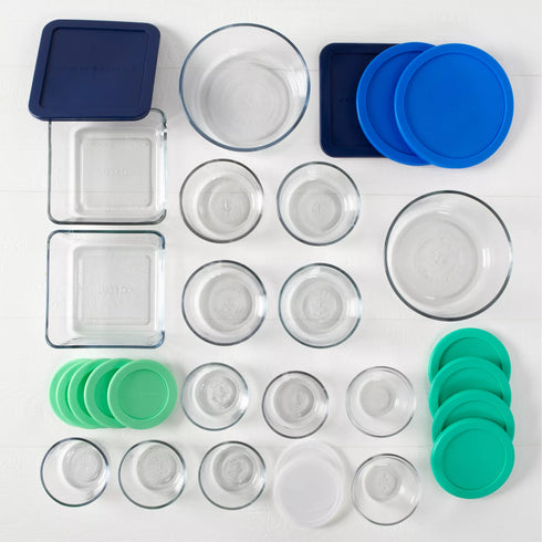 Anchor Hocking 30 pc. Glass Food Storage Set with SnugFit Lids - Clear