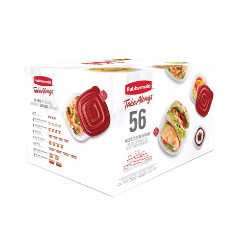 Rubbermaid TakeAlongs 56-Pc. Food Storage Set
