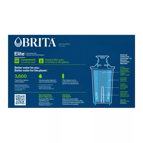 Brita Elite Replacement Water Filter, 4 ct.
