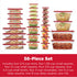Rubbermaid TakeAlongs 56-Pc. Food Storage Set