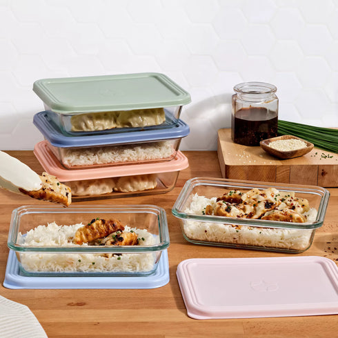 Ello Everyday Glass Meal Prep Set, 10-Pc.