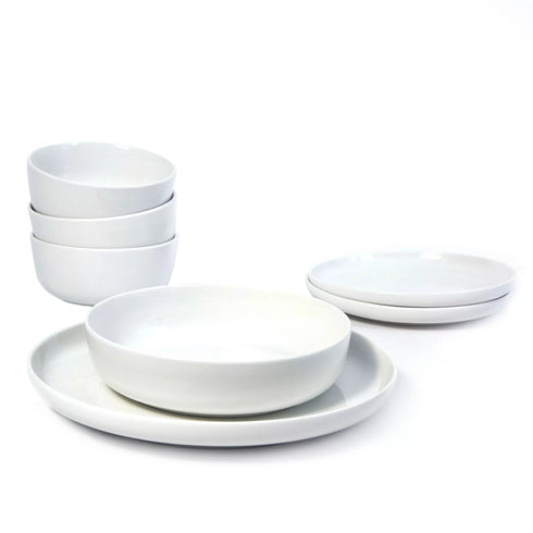 Berkley Jensen 8" Porcelain Dinner Bowls, 8 pk. - White