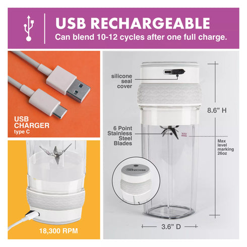 Bionic Blade 6-Pc. Set - White