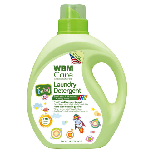 WBM Baby Care Baby Laundry Detergent Liquid Soap, 35.2 fl oz