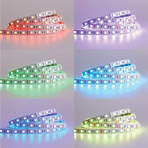 2X5M LED Strip Lights with Remote (indoor only)- 2 Pack