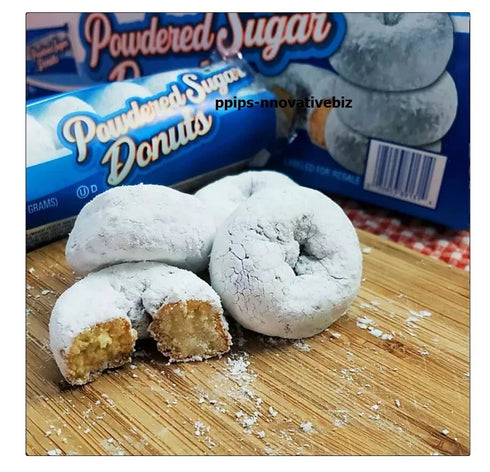 Mini Powdered Sugar Donuts, 3 oz -12 pk