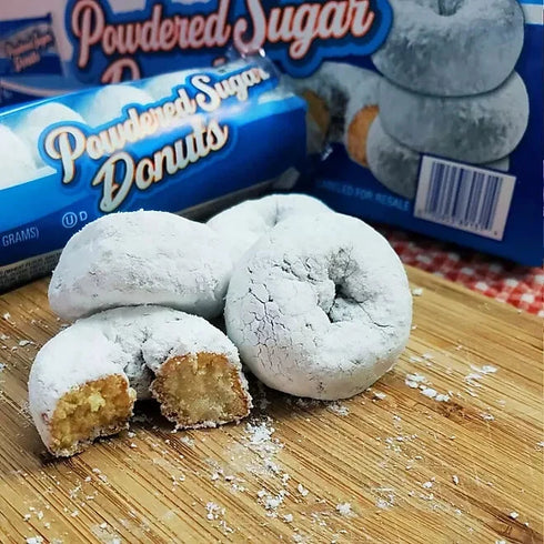 Mini Powdered Sugar Donuts, 3 oz -12 pk