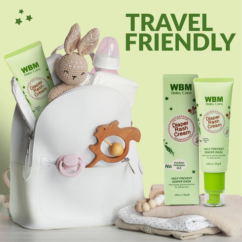 WBM Baby Diaper Rash Cream, 80GWBM Baby Diaper Rash Cream, 80g – Soothing & Protective Ointment for Delicate Baby Skin