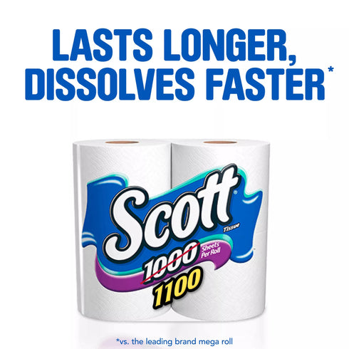 Scott Toilet Paper, 36 pk./1,100 sheets per roll