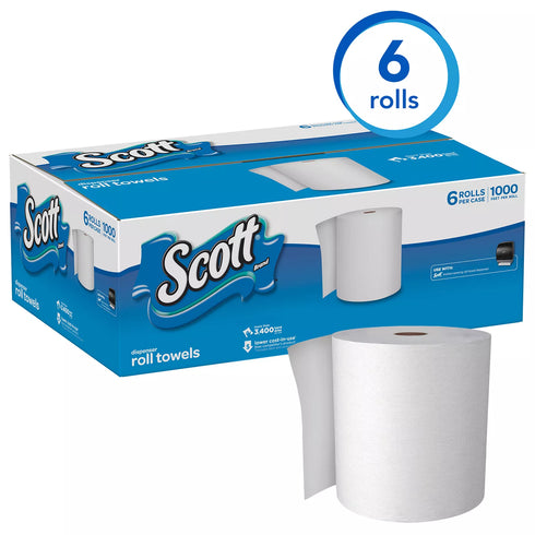 Scott Dispenser Hard Roll Paper Towels, 6 pk.