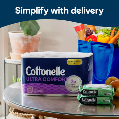 Cottonelle Ultra Comfort Mega+ Toilet Paper, 36 pk./269 sheets per roll