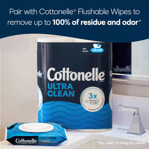 Cottonelle Ultra Clean Strong Toilet Paper, 36 ct./sheets per roll