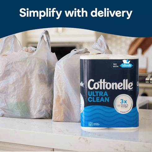 Cottonelle Ultra Clean Strong Toilet Paper, 36 ct./sheets per roll