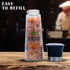 Himalayan Chef Pink Salt Refillable Grinder, Coarse Grain Himalayan Salt, 13 oz – Premium Mineral Salt
