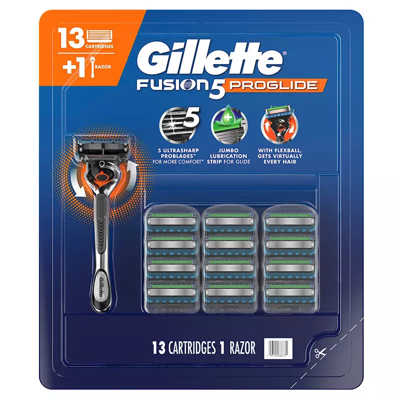 Gillette Fusion5 ProGlide Men's Shaving Razor Kit with Handle & Refill ...
