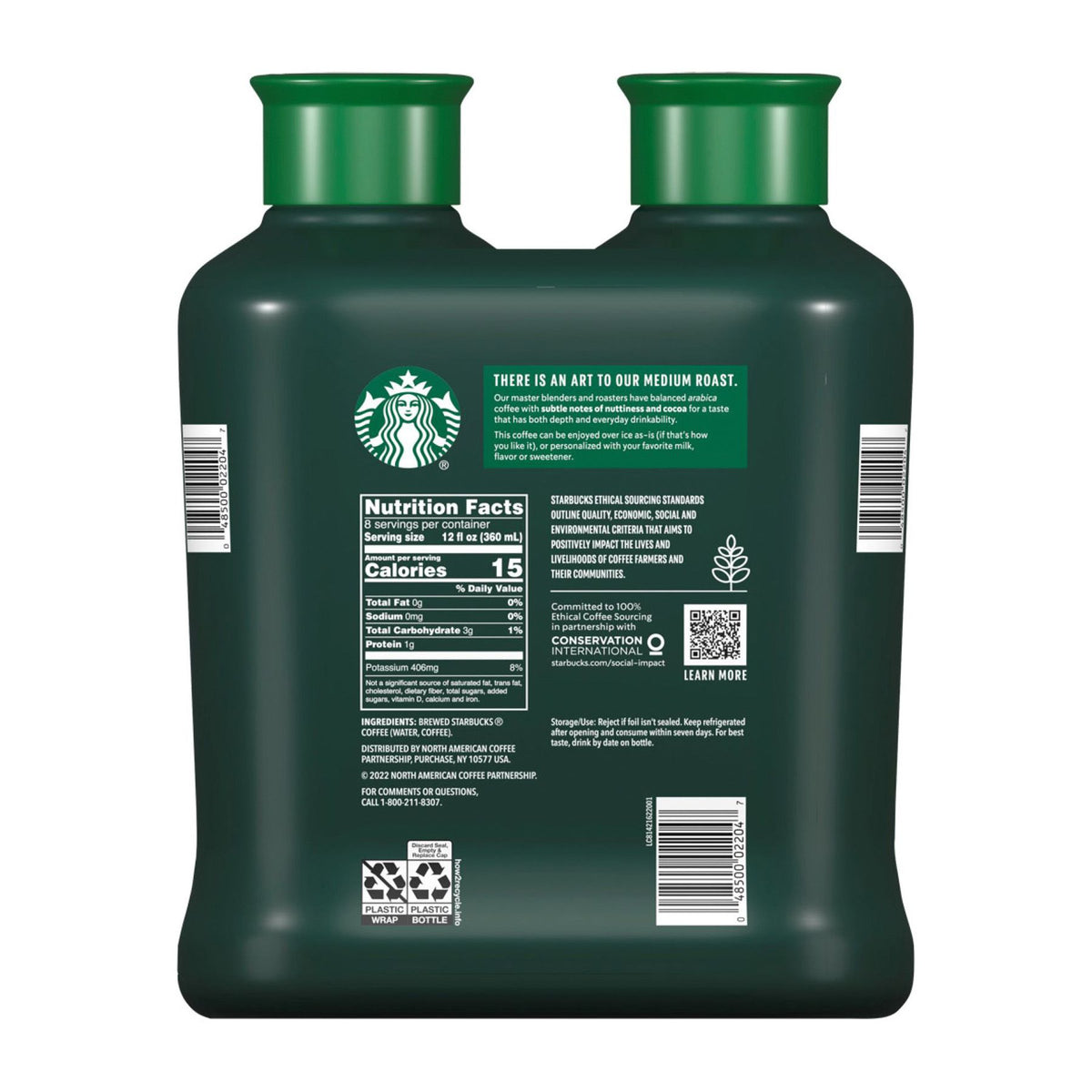Starbucks Unsweetened Iced Coffee | Medium Roast Refreshment – WBM MART