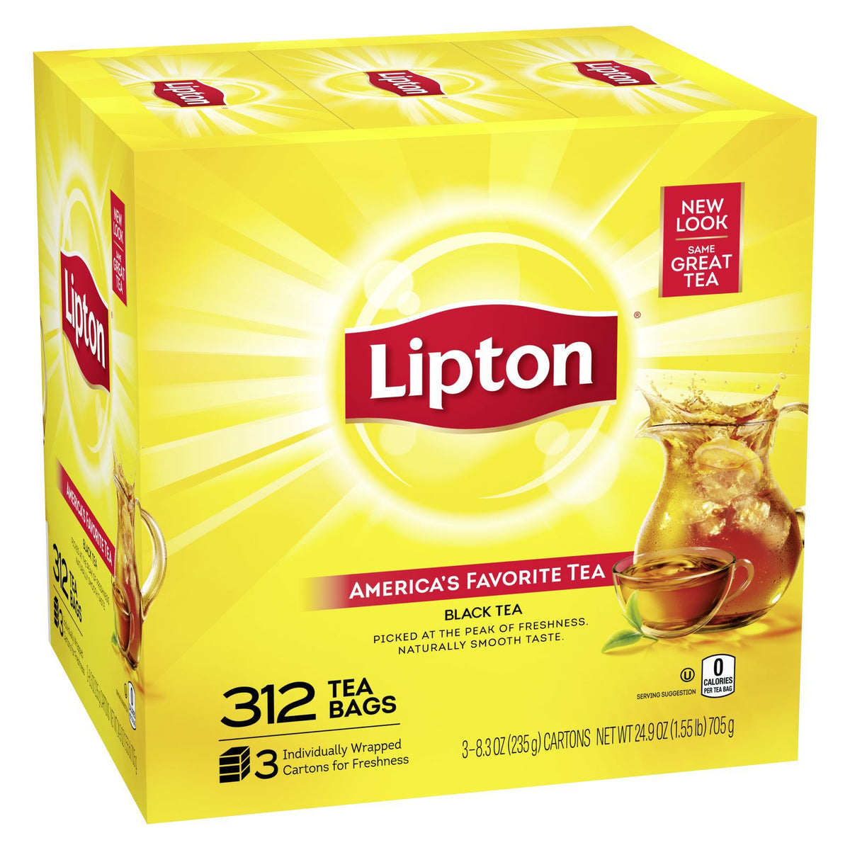 Leighton Tea Lipton Tea Bags 312 Count | Classic Smooth Black Tea – WBM MART