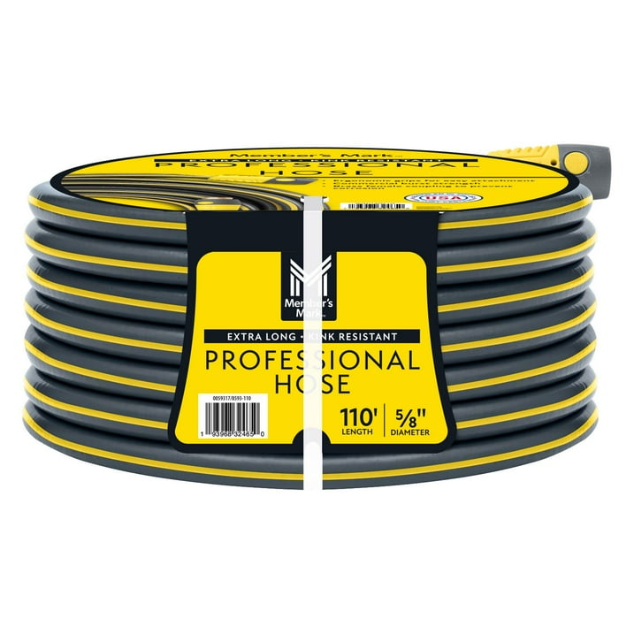 Member’s Mark 110' Professional Garden Hose – Heavy-Duty, Flexible Wat ...
